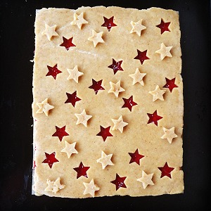 Linzer Schnitten ungebacken