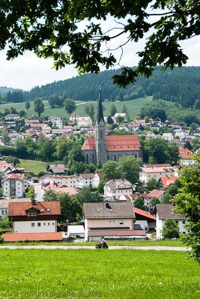 Blick auf Teisnach