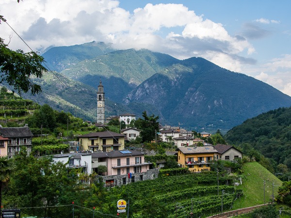 Blick auf Intragna