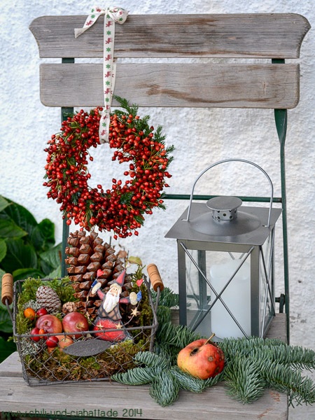 Weihnachtsdeko Stuhl