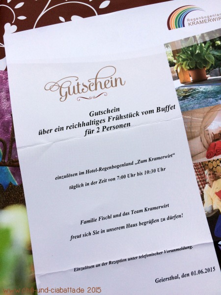 Gewinn Frühstücksgutschein