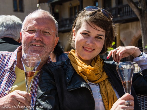 Kathi und Helmut in Colmar