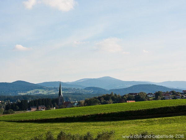 Blick auf Teisnach