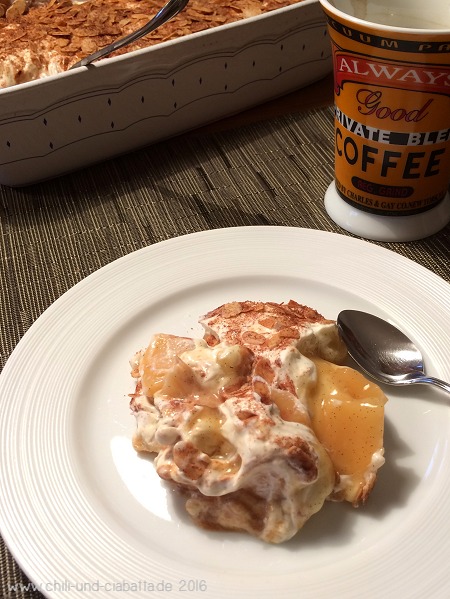 Mascarponecreme mit Amarettini und Quitten