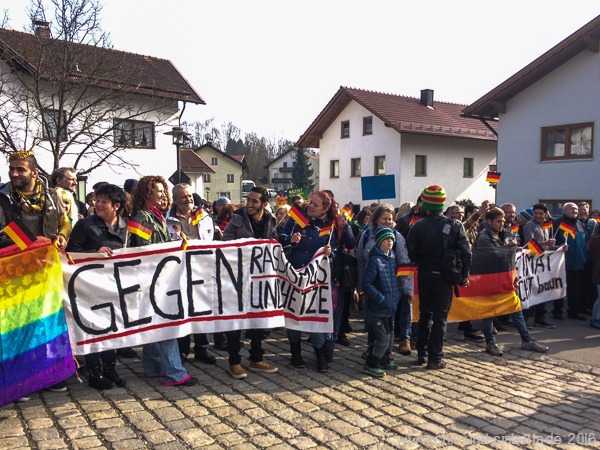 Anti-Nazi-Demo Arnbruck