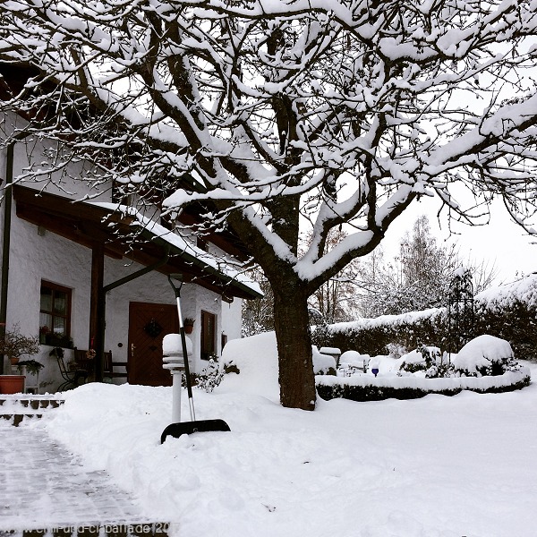 Schnee geschippt