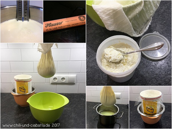 Making of Stracchino und Ricotta