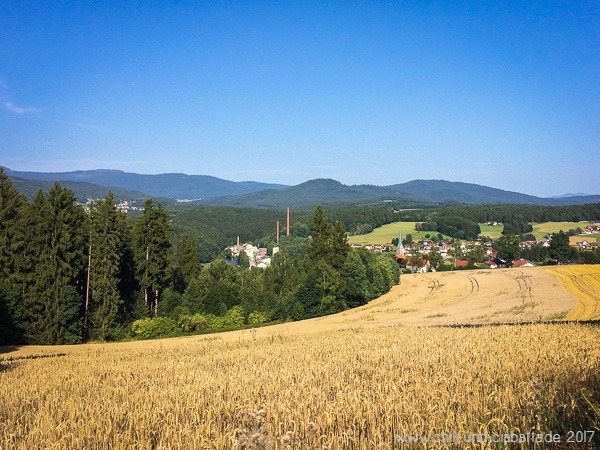 Blick auf Teisnach