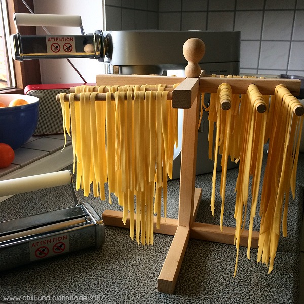 selbst gemachte Tagliatelle