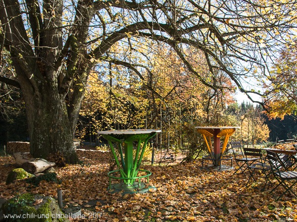 Gastgarten Schloss Brunnwald