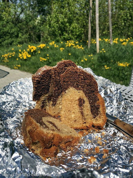 Rast mit Kuchen