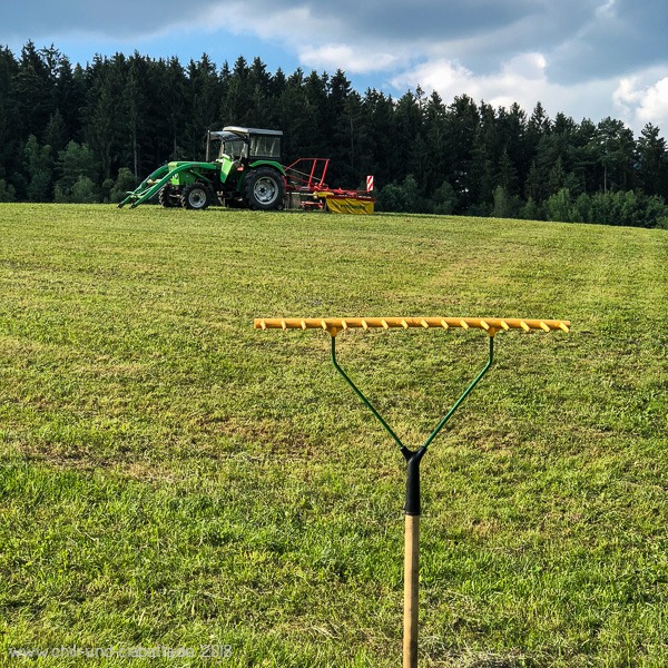 Verlassene Arbeitsgeräte