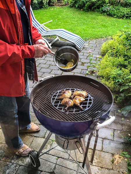 Grilling in the rain