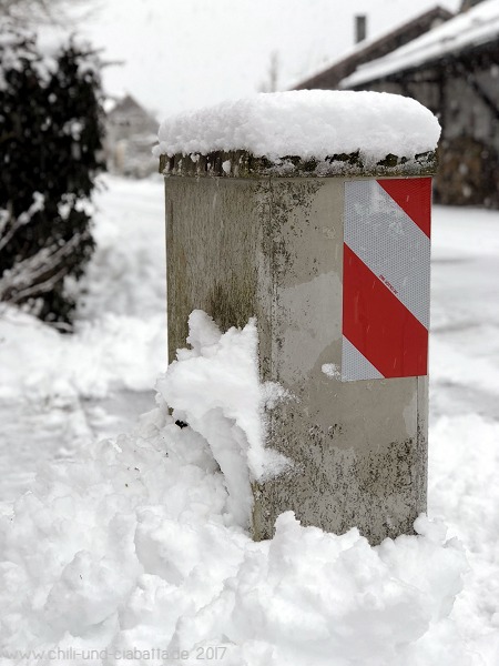 Schnee schaufeln