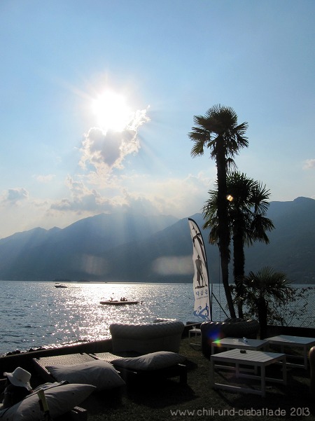 Abendstimung am Lido von Ascona