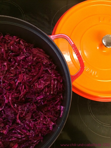 Rotkraut kochen