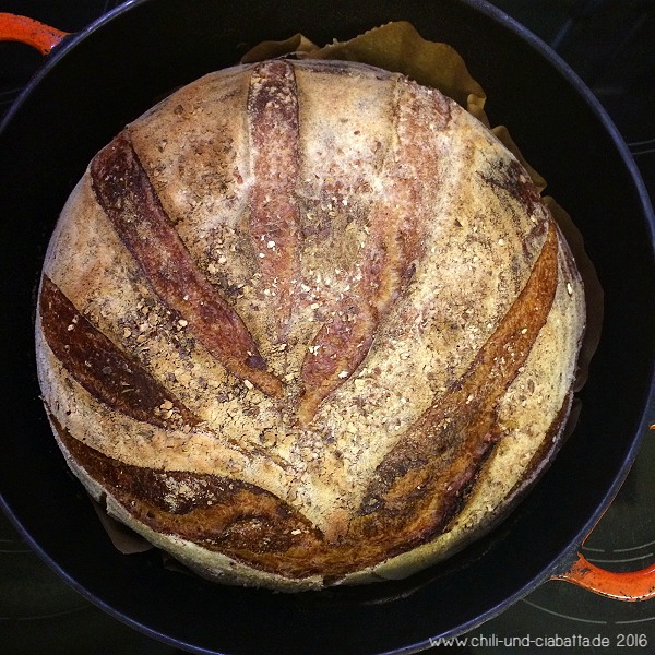 Großes Topfbrot 1. Versuch