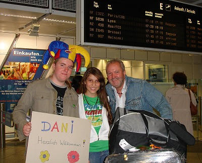 Ankunft Dani