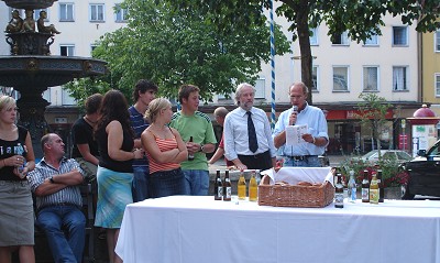 Vernissage: Kunstlehrer und Bürgermeister
