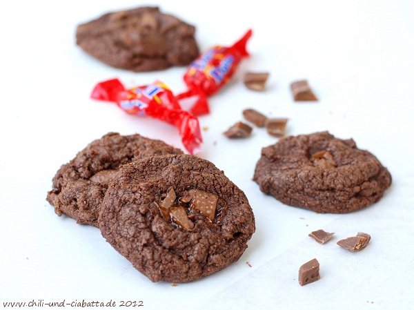 Schokoladen-Daim-Cookies