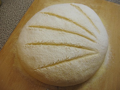 Brot vor dem Backen