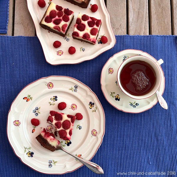 Himbeer-Frischkäse-Brownies