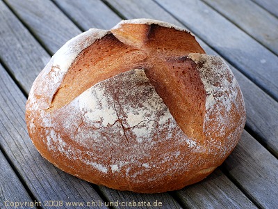 Brot aus Hartweizenmehl