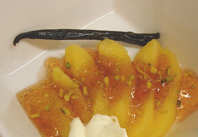 Quitten in Vanillesirup