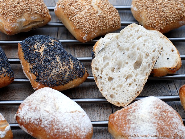 Rustikale Biga-Brötchen